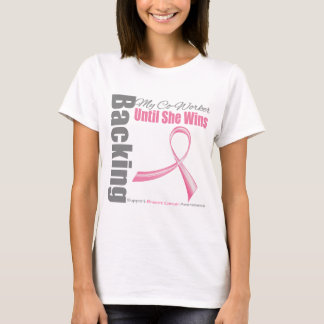 Camiseta Respaldo a mi co-trabajador contra el cáncer de ma