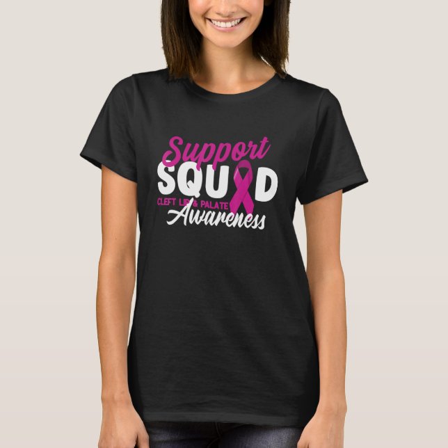 Camiseta Respaldo de defectos de nacimiento orofacial del e (Anverso)