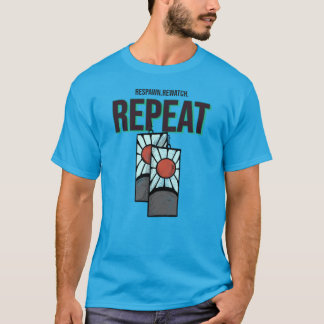 Camiseta Respawn. Rewatch. Repeat.