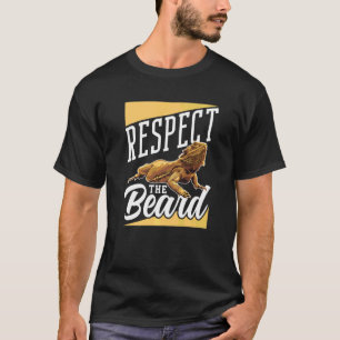 Camiseta Respect The Beard Beard Lizard