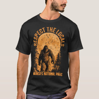 Camiseta Respect The Locals Americas National Parks Sasquat