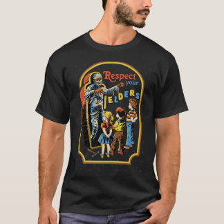 Camiseta Respect Your Elders funny retro
