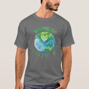 Camiseta Respect Your Mother Earth Planet Day Green Environ