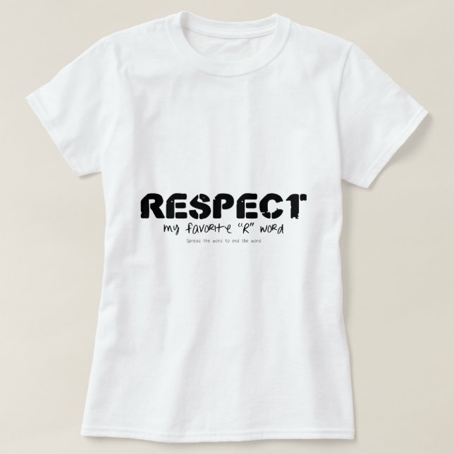 Camiseta Respecto (Diseño del anverso)