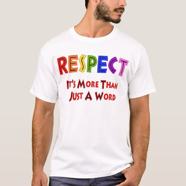 Camiseta Respecto del arco iris (Anverso)
