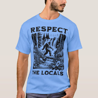 Camiseta Respeta a los lugareños retro