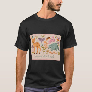 Camiseta Respeta a los lugareños retro divertido