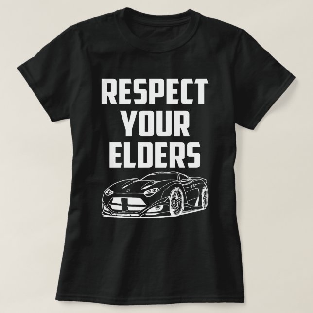 Camiseta Respetar a sus mayores Dodge Viber (Diseño del anverso)