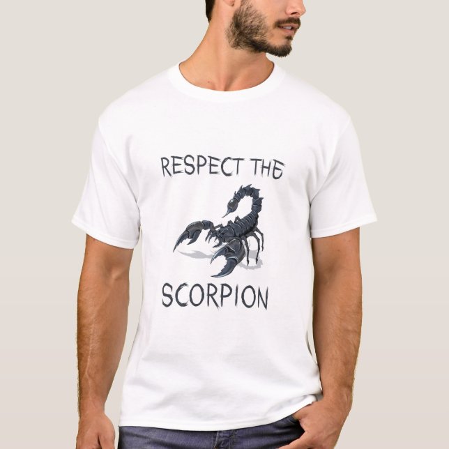 Camiseta Respetar el Escorpión (Anverso)