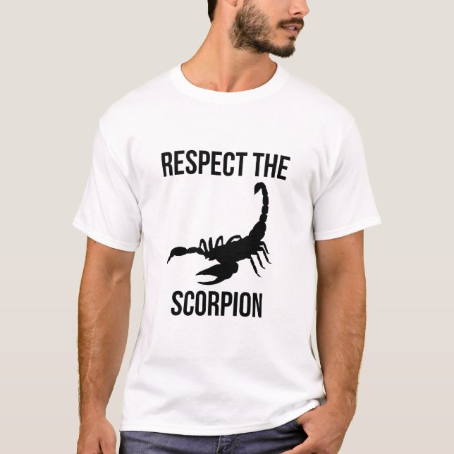 Camiseta Respetar el escorpión (Anverso)