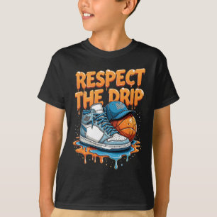 Camiseta Respetar El Estilo Callejero De Sketll Con Zapatil