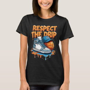 Camiseta Respetar El Estilo Callejero De Zapatillas Drip Sk