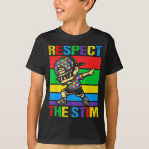Camiseta Respetar el estímulo conciencia del autismo hacien