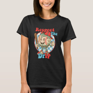 Camiseta Respetar el goteo béisbol Goteo Chicos Helado Gote