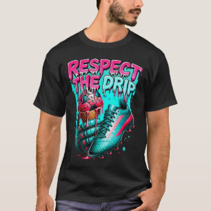 Camiseta Respetar El Goteo Fútbol Helado Goteo Con Lluvia