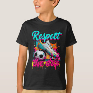 Camiseta Respetar El Goteo Fútbol Helado Goteo Con Lluvia