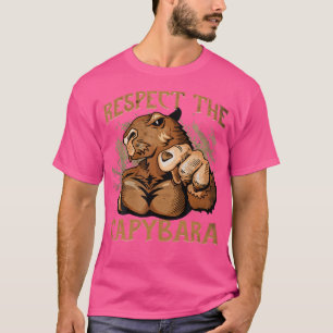 Camiseta Respetar El Roedor Capybara Músculo Capybara