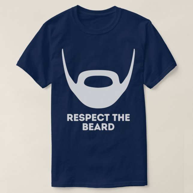 Camiseta Respetar La Barba 1 (Diseño del anverso)