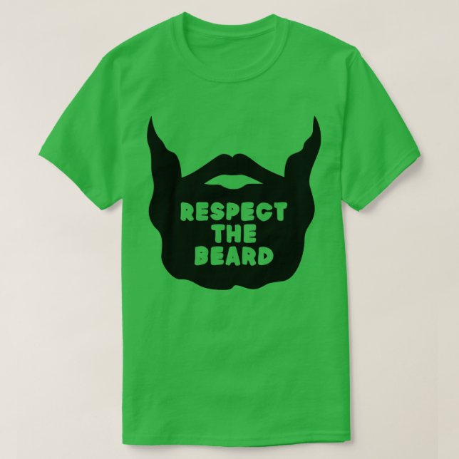 Camiseta Respetar la barba 2 (Diseño del anverso)