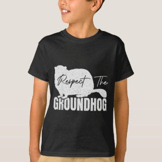 Camiseta Respetar la marmota animal marmotas