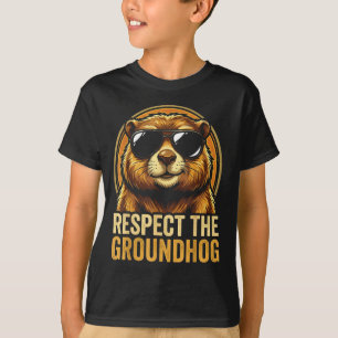 Camiseta Respetar la marmota Día de la marmota 2026 