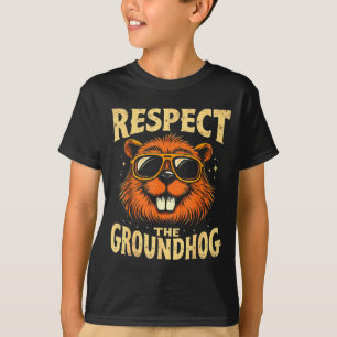 Camiseta Respetar la marmota Feliz día de la marmota _3 