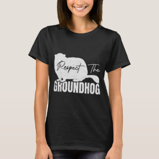 Camiseta Respetar la marmota marmota animal marmotas