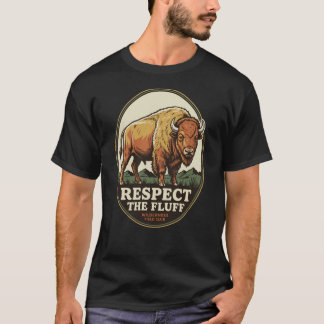 Camiseta Respetar La Pelusa Bisonte Búfalo Vintage De La Na