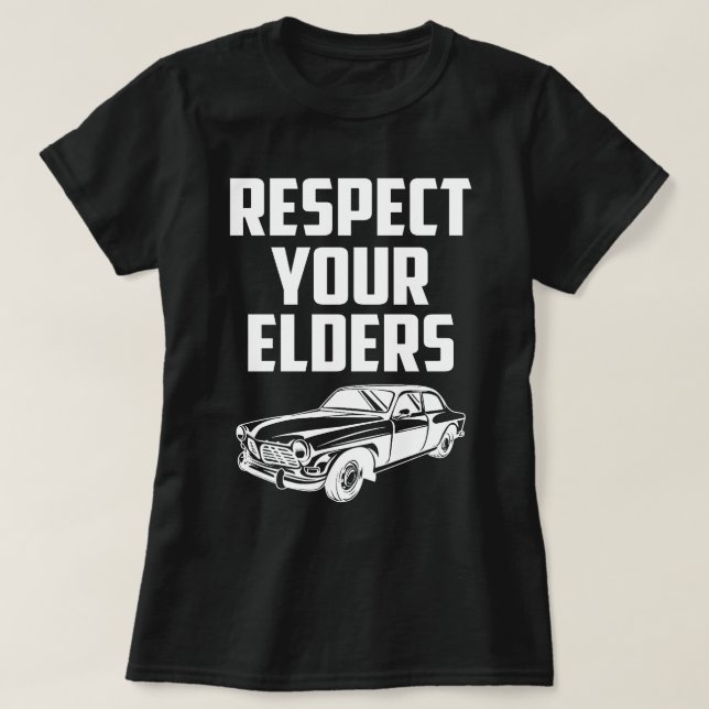 Camiseta Respete a sus mayores VOLVO P1800 (Diseño del anverso)