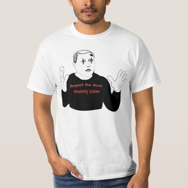 Camiseta Respete el Mime (Anverso)