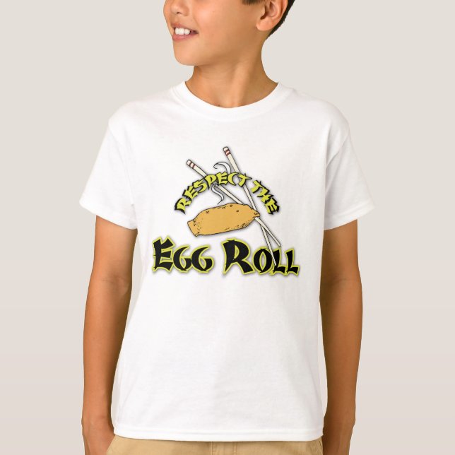 Camiseta Respete el rollo de huevo (Anverso)