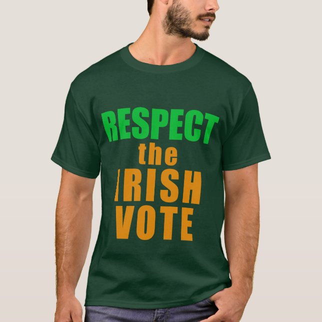 CAMISETA RESPETE EL VOTO IRLANDÉS (Anverso)