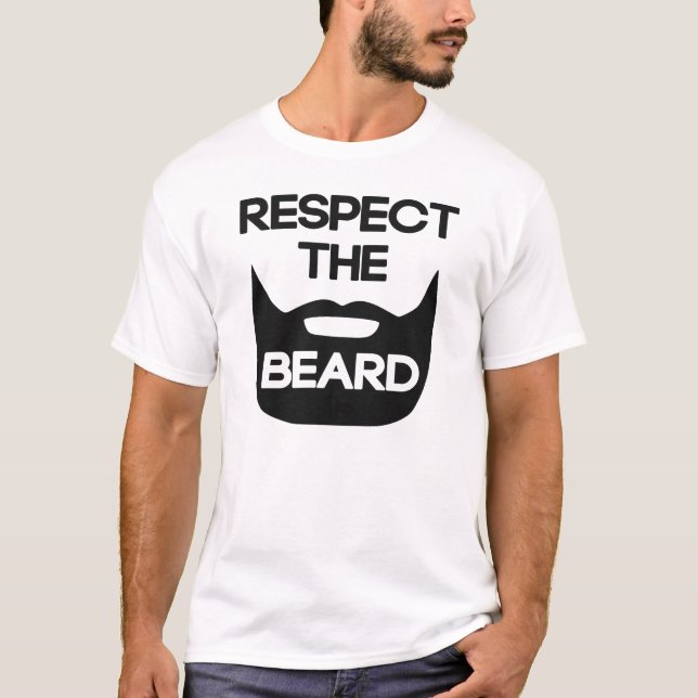 Camiseta Respete la barba (Anverso)