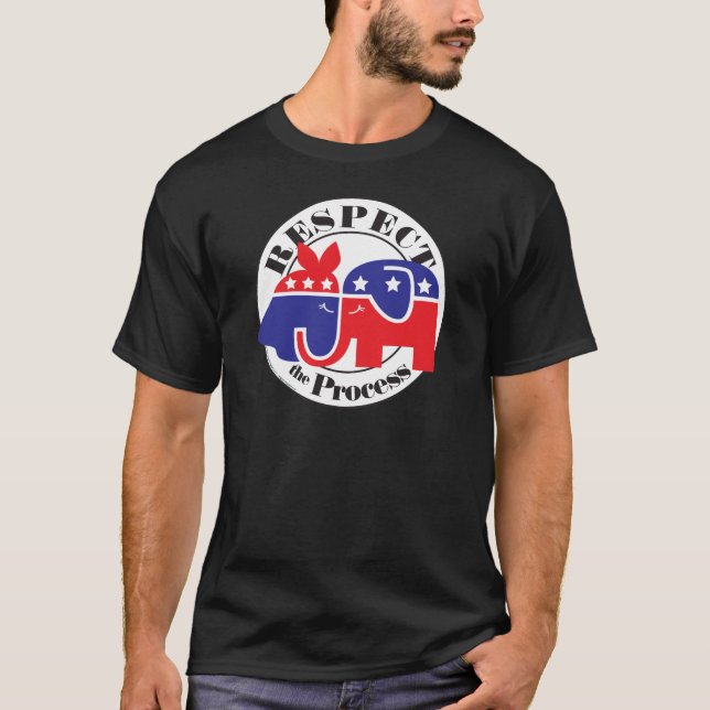 Camiseta Respete la oscuridad del proceso (Anverso)