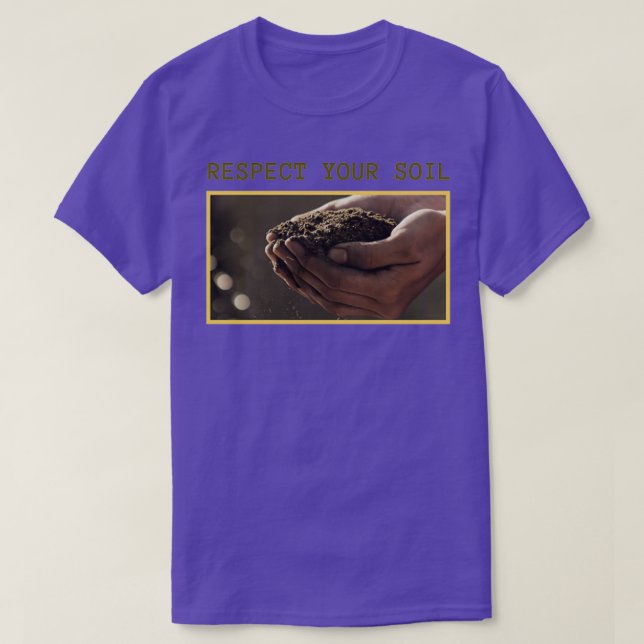 Camiseta Respete su suelo (Diseño del anverso)