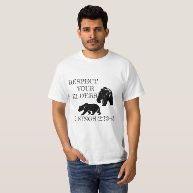 Camiseta Respete sus ancianos (Anverso completo)