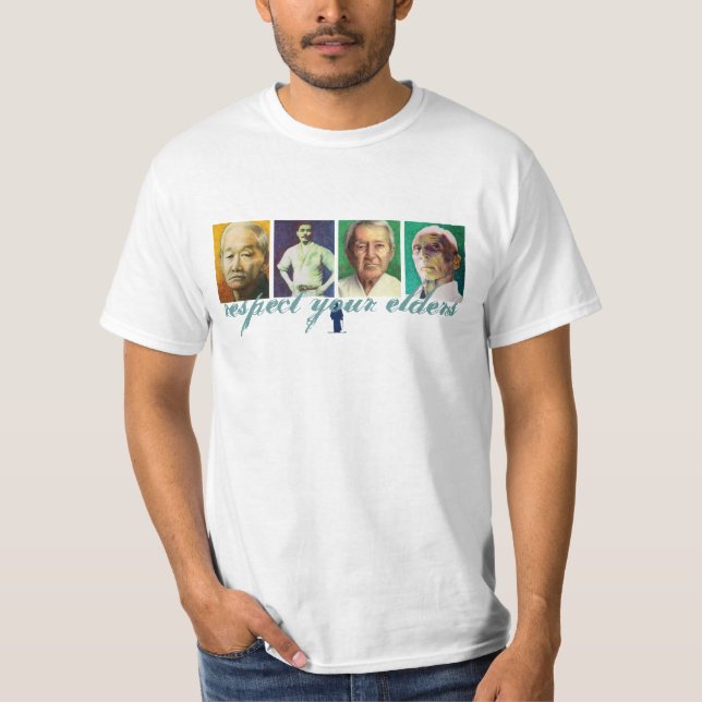 Camiseta Respete sus ancianos (el color) (Anverso)