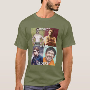 Camiseta Respete sus ancianos (la edición de lucha)