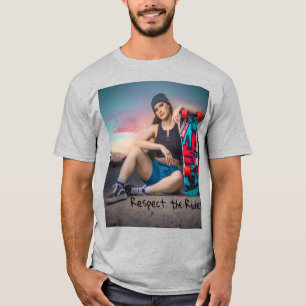 Camiseta Respeten la Montura – Poder de Chica Patinadora al