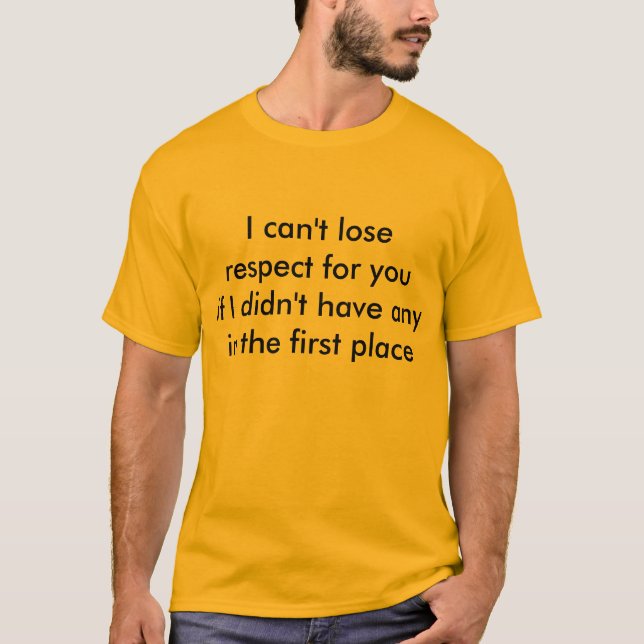 Camiseta respeto (Anverso)