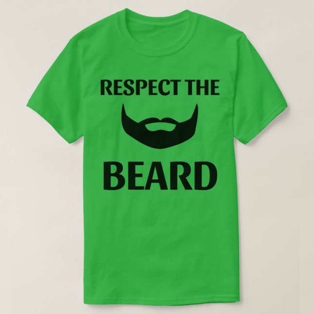 Camiseta Respeto A La Barba 17 (Diseño del anverso)