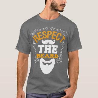 Camiseta Respeto A La Barba Divertida De Barba