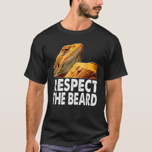 Camiseta Respeto A La Barba Gracioso Dragon Lizard Owne