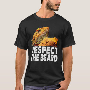 Camiseta Respeto A La Barba Gracioso Dragon Lizard Owne