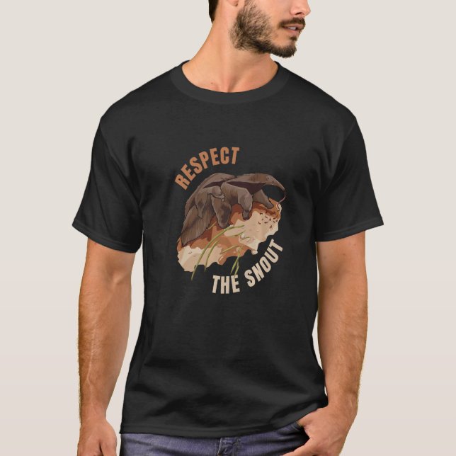 Camiseta Respeto A La Cita De Snout Para Un Animal De Antea (Anverso)