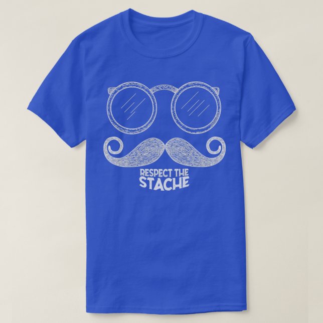 Camiseta Respeto A La Grasa Graciosa Mustache (Diseño del anverso)