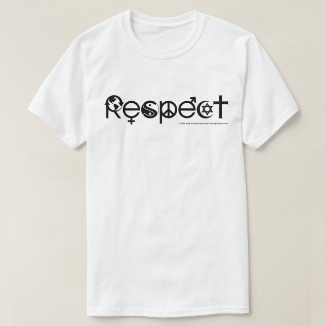 Camiseta Respeto a la Madre Tierra - Reciclar Salvar el pla (Diseño del anverso)