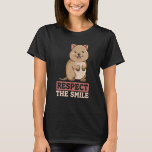 Camiseta Respeto A La Sonrisa De Quokka