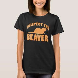 Camiseta Respeto A Los Beaver Lodger Animal Beavers