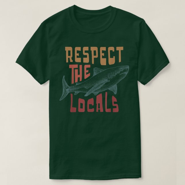 Camiseta Respeto a los derechos de los animales del océano  (Diseño del anverso)